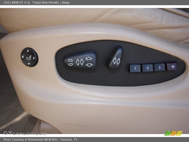 Topaz Blue Metallic / Beige 2001 BMW X5 4.4i