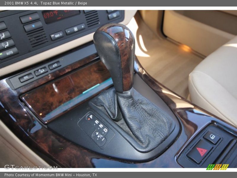 Topaz Blue Metallic / Beige 2001 BMW X5 4.4i