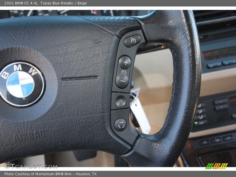 Topaz Blue Metallic / Beige 2001 BMW X5 4.4i