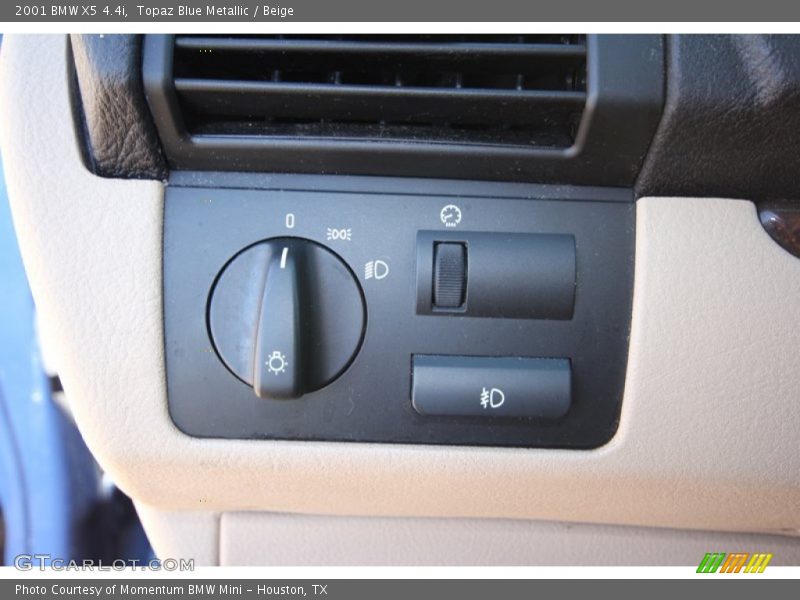 Topaz Blue Metallic / Beige 2001 BMW X5 4.4i