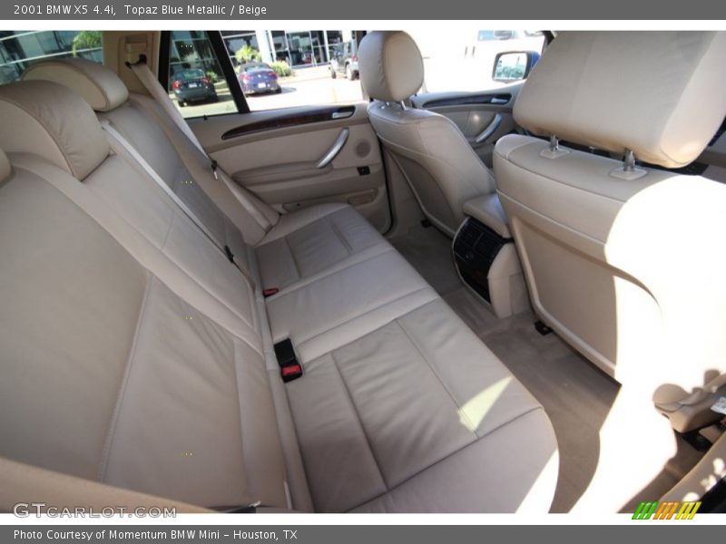 Topaz Blue Metallic / Beige 2001 BMW X5 4.4i