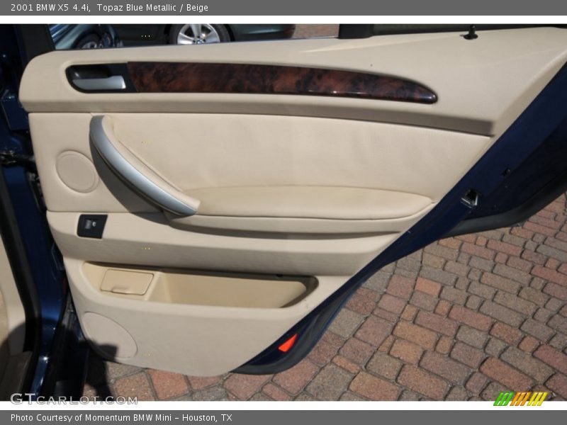 Topaz Blue Metallic / Beige 2001 BMW X5 4.4i