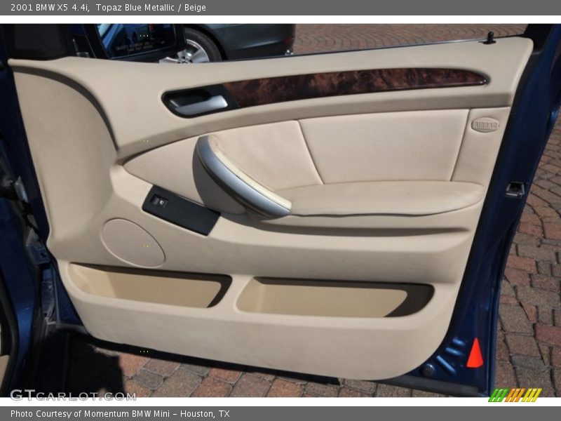 Topaz Blue Metallic / Beige 2001 BMW X5 4.4i