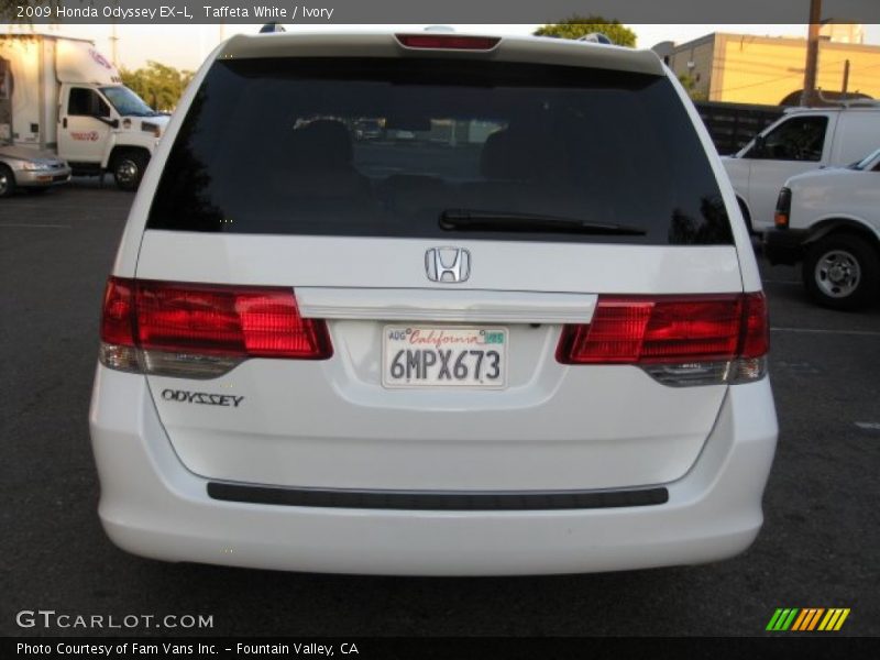 Taffeta White / Ivory 2009 Honda Odyssey EX-L