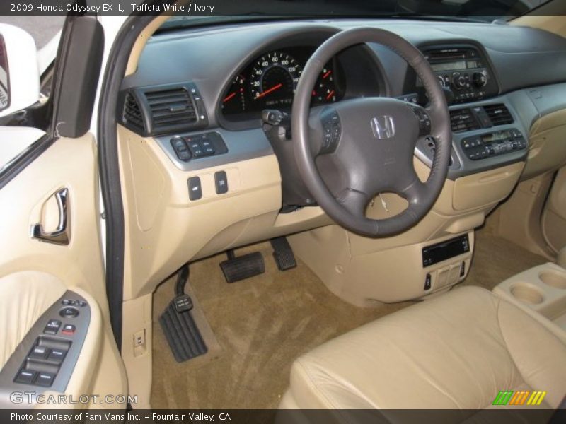 Taffeta White / Ivory 2009 Honda Odyssey EX-L