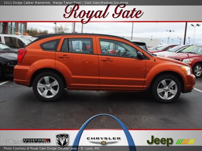 Mango Tango Pearl / Dark Slate/Medium Graystone 2011 Dodge Caliber Mainstreet