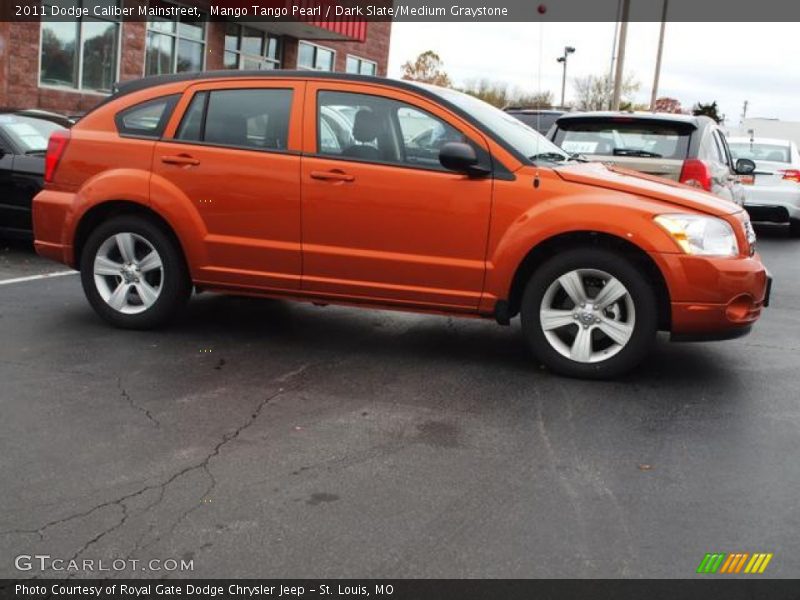 Mango Tango Pearl / Dark Slate/Medium Graystone 2011 Dodge Caliber Mainstreet