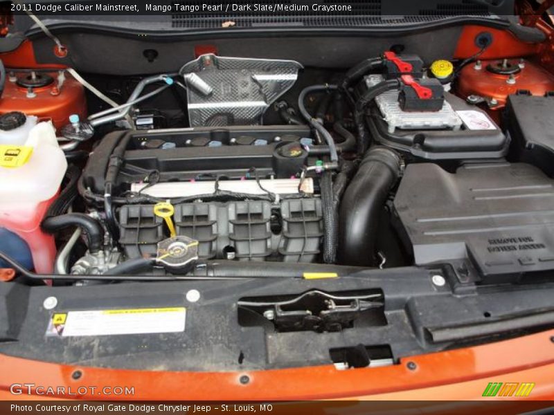 Mango Tango Pearl / Dark Slate/Medium Graystone 2011 Dodge Caliber Mainstreet
