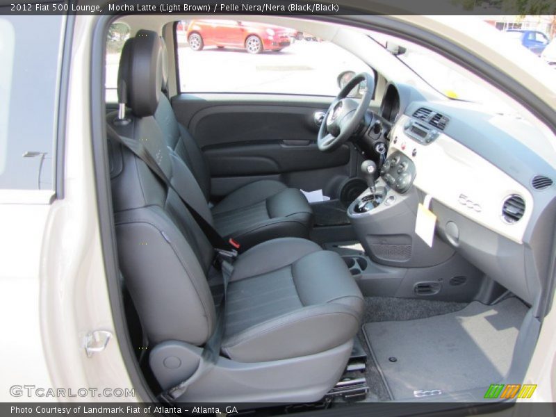  2012 500 Lounge Pelle Nera/Nera (Black/Black) Interior