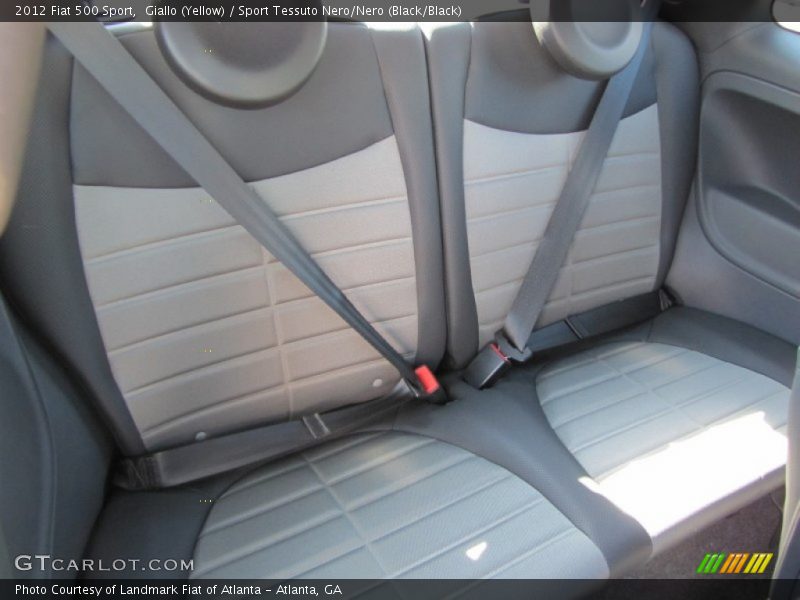 Giallo (Yellow) / Sport Tessuto Nero/Nero (Black/Black) 2012 Fiat 500 Sport