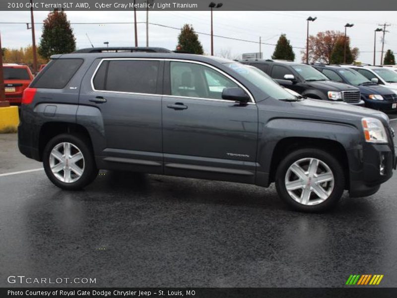 Cyber Gray Metallic / Light Titanium 2010 GMC Terrain SLT AWD