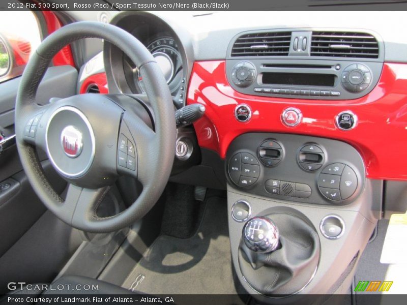 Dashboard of 2012 500 Sport