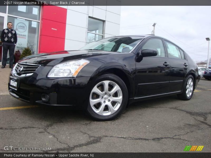 Super Black / Charcoal 2007 Nissan Maxima 3.5 SL