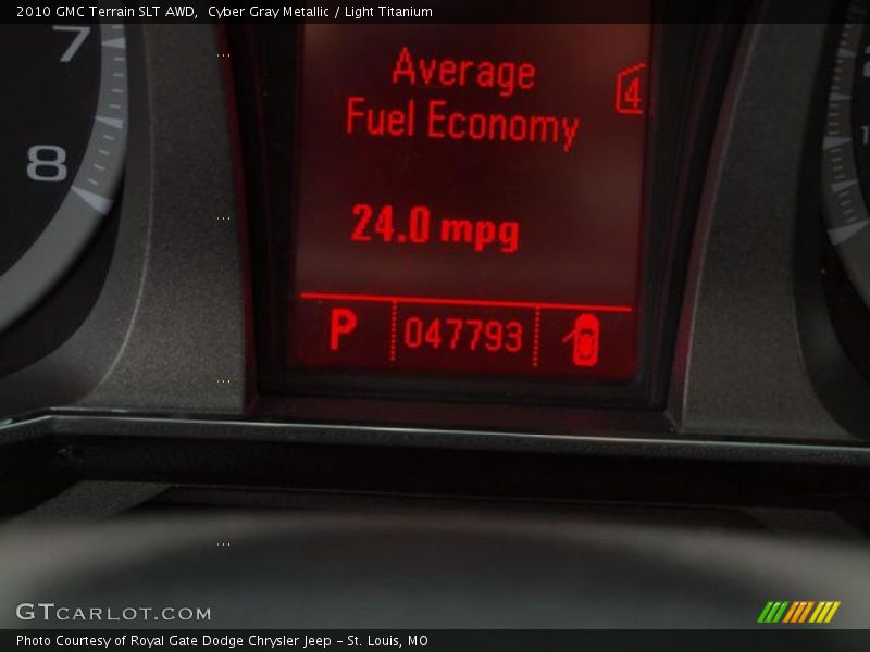 Cyber Gray Metallic / Light Titanium 2010 GMC Terrain SLT AWD