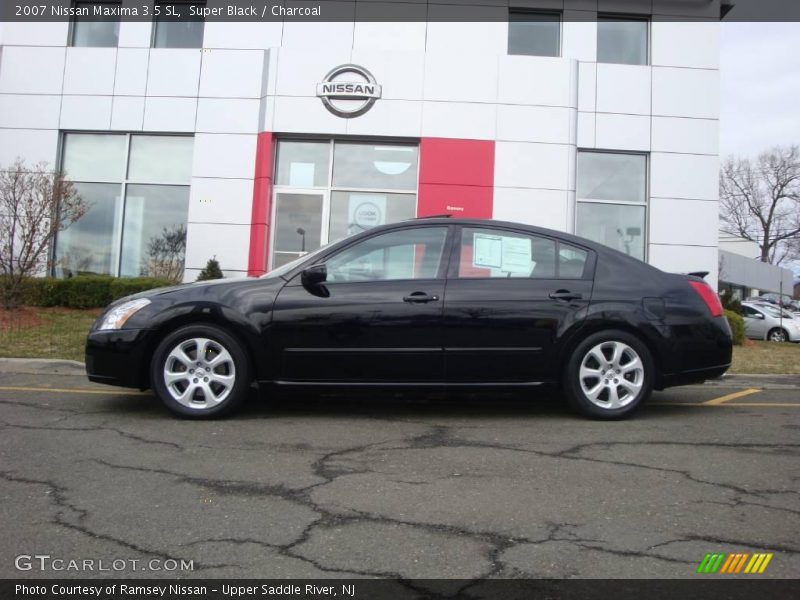 Super Black / Charcoal 2007 Nissan Maxima 3.5 SL