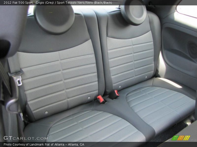 Grigio (Grey) / Sport Tessuto Nero/Nero (Black/Black) 2012 Fiat 500 Sport