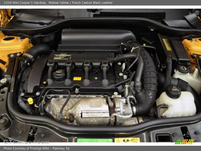 Mellow Yellow / Punch Carbon Black Leather 2009 Mini Cooper S Hardtop