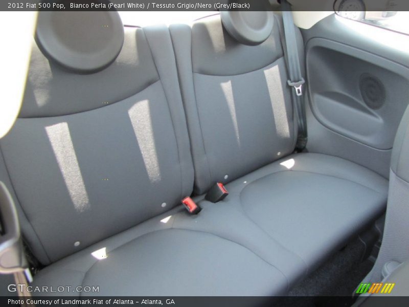  2012 500 Pop Tessuto Grigio/Nero (Grey/Black) Interior