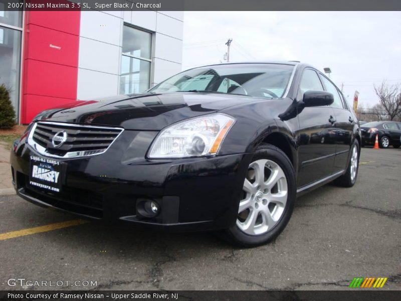 Super Black / Charcoal 2007 Nissan Maxima 3.5 SL