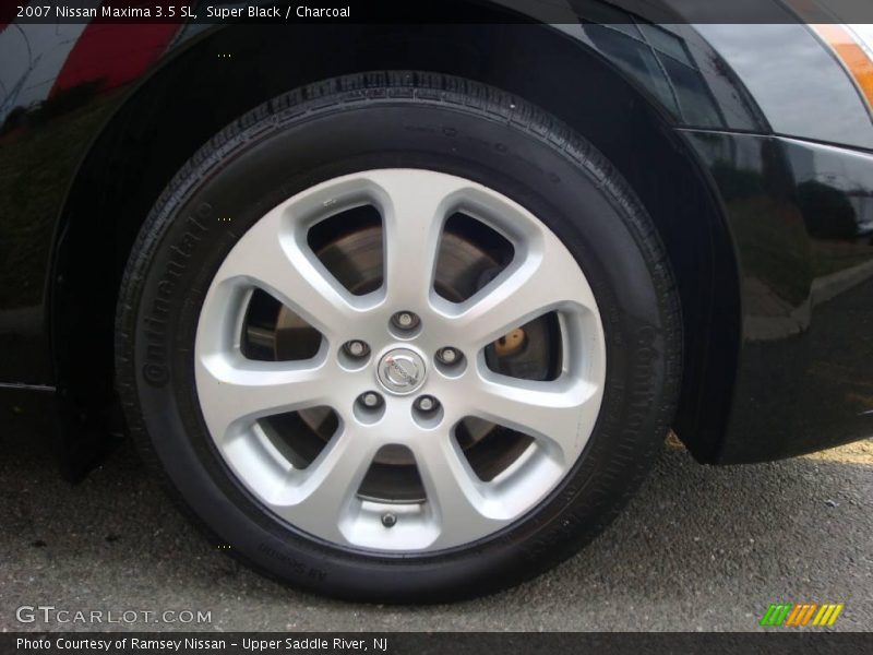 Super Black / Charcoal 2007 Nissan Maxima 3.5 SL