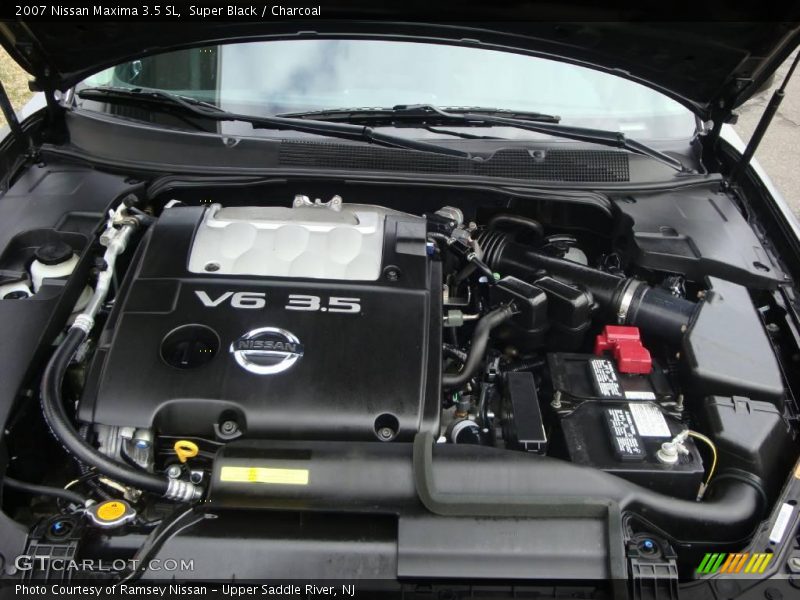 Super Black / Charcoal 2007 Nissan Maxima 3.5 SL