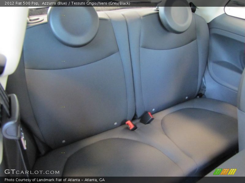  2012 500 Pop Tessuto Grigio/Nero (Grey/Black) Interior