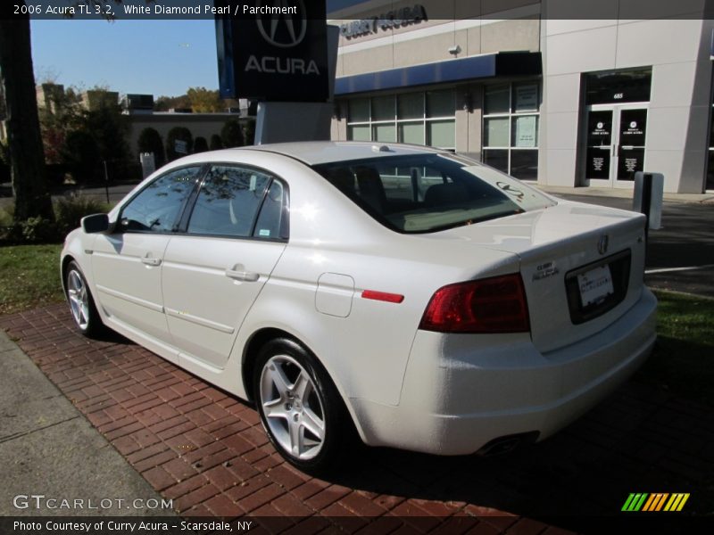 White Diamond Pearl / Parchment 2006 Acura TL 3.2