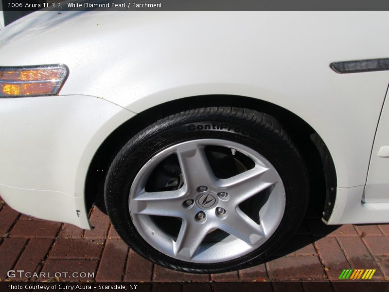 White Diamond Pearl / Parchment 2006 Acura TL 3.2