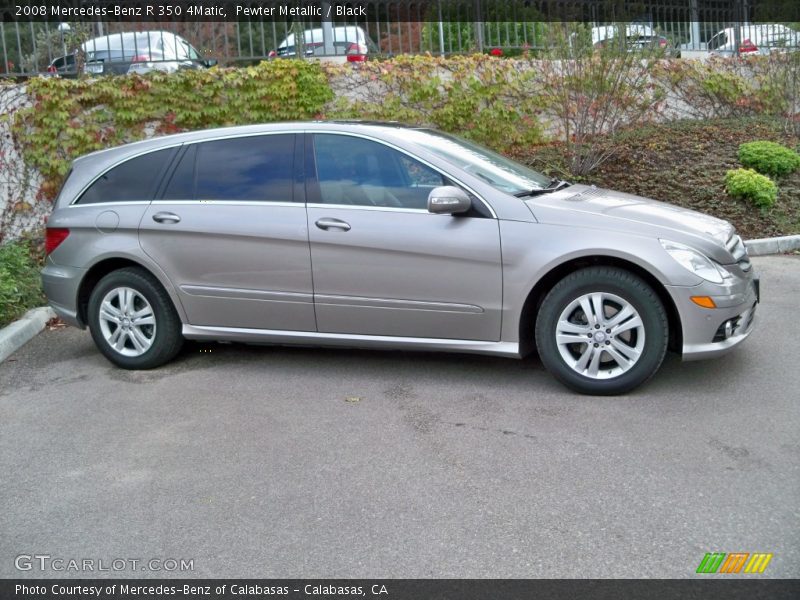 Pewter Metallic / Black 2008 Mercedes-Benz R 350 4Matic