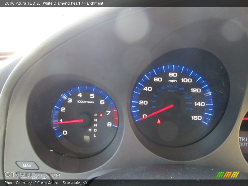 White Diamond Pearl / Parchment 2006 Acura TL 3.2