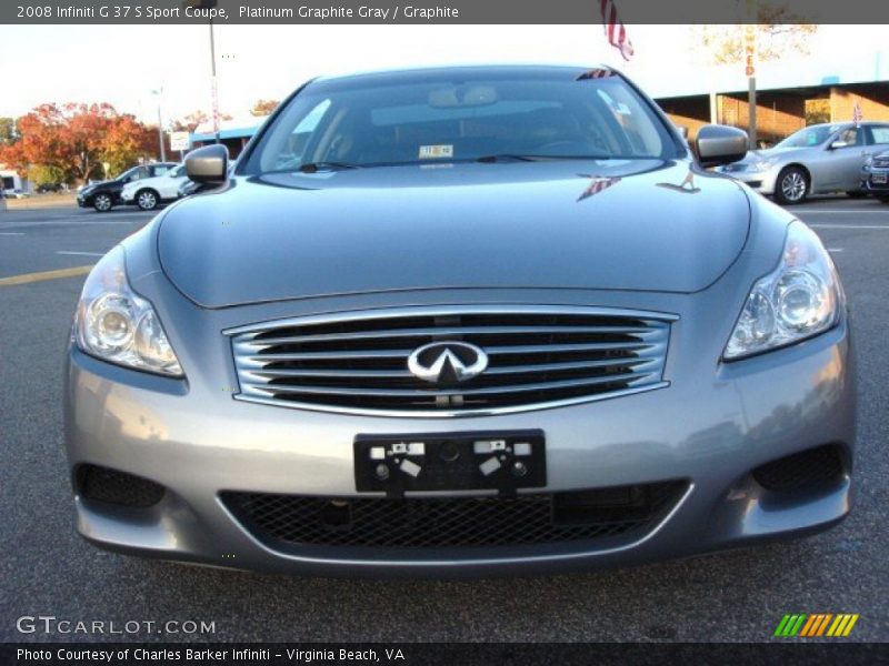 Platinum Graphite Gray / Graphite 2008 Infiniti G 37 S Sport Coupe