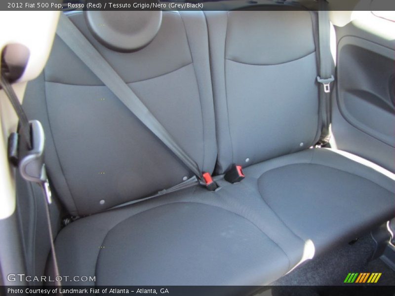  2012 500 Pop Tessuto Grigio/Nero (Grey/Black) Interior