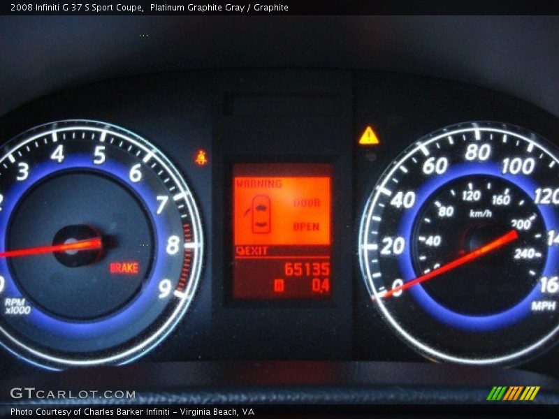 Platinum Graphite Gray / Graphite 2008 Infiniti G 37 S Sport Coupe