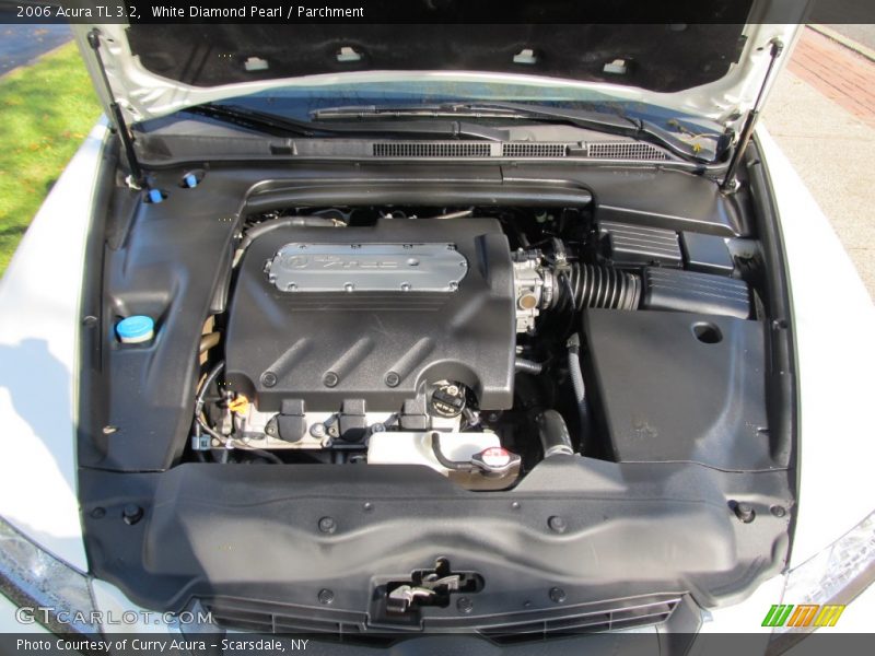 White Diamond Pearl / Parchment 2006 Acura TL 3.2
