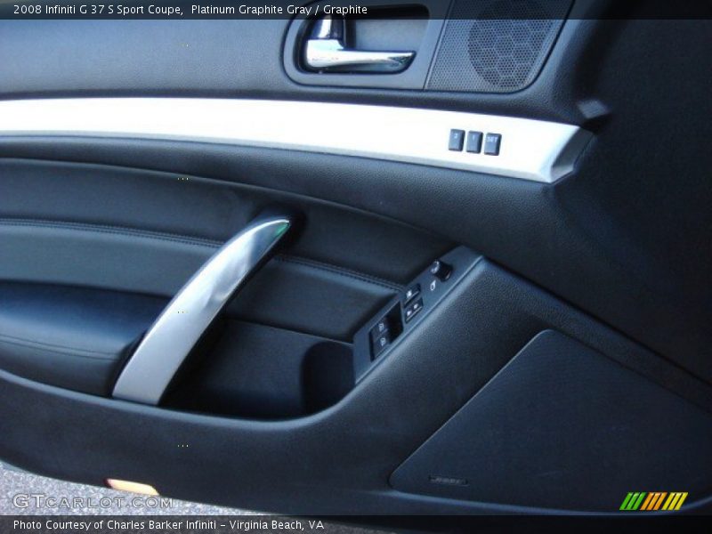 Platinum Graphite Gray / Graphite 2008 Infiniti G 37 S Sport Coupe