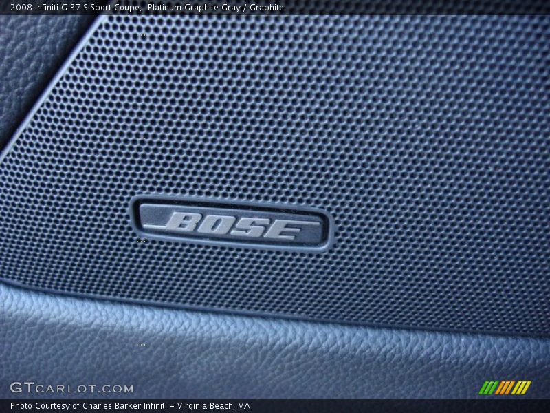 Platinum Graphite Gray / Graphite 2008 Infiniti G 37 S Sport Coupe