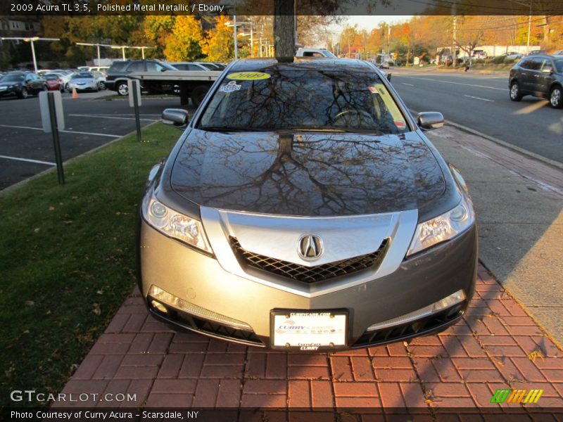 Polished Metal Metallic / Ebony 2009 Acura TL 3.5