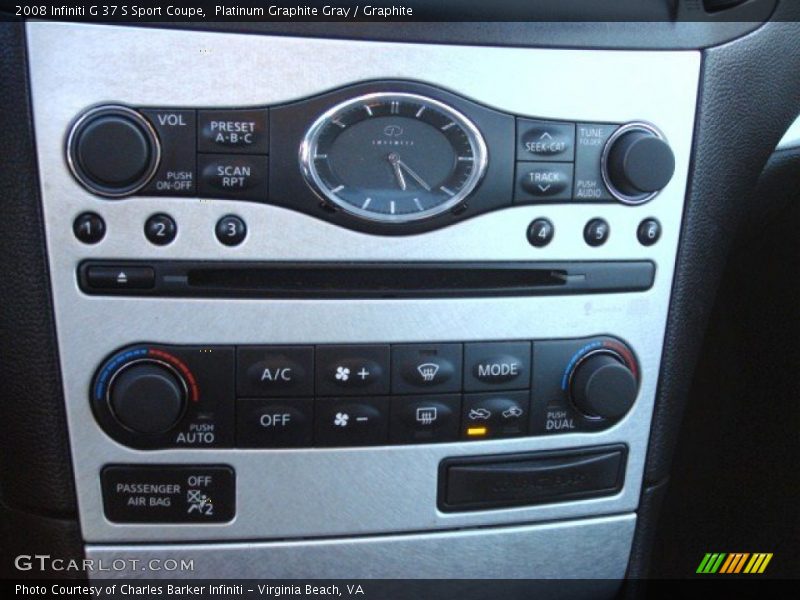 Platinum Graphite Gray / Graphite 2008 Infiniti G 37 S Sport Coupe