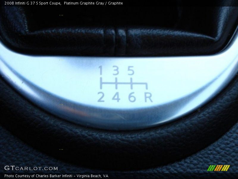 Platinum Graphite Gray / Graphite 2008 Infiniti G 37 S Sport Coupe