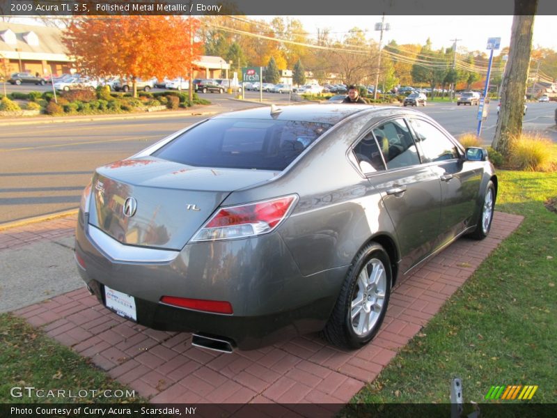 Polished Metal Metallic / Ebony 2009 Acura TL 3.5