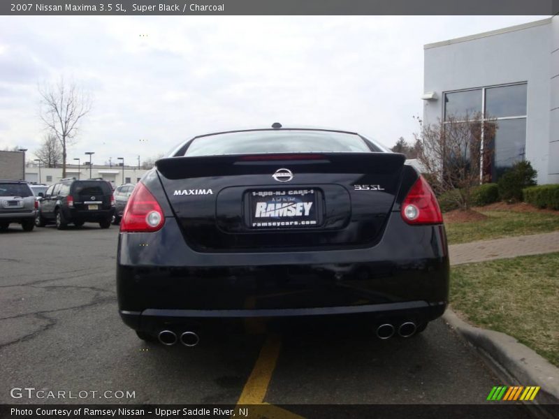 Super Black / Charcoal 2007 Nissan Maxima 3.5 SL