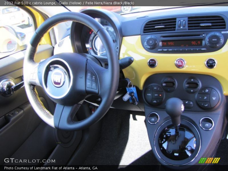 Dashboard of 2012 500 c cabrio Lounge