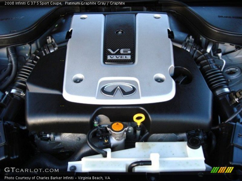 Platinum Graphite Gray / Graphite 2008 Infiniti G 37 S Sport Coupe