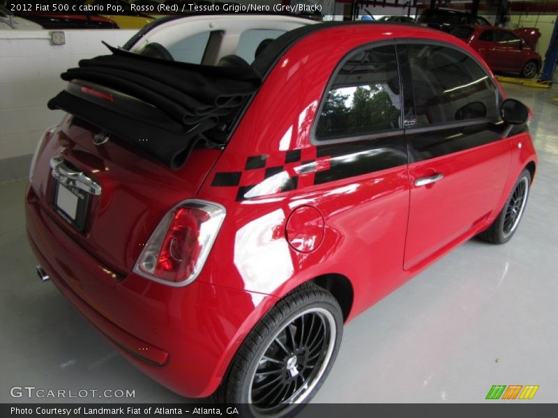  2012 500 c cabrio Pop Rosso (Red)