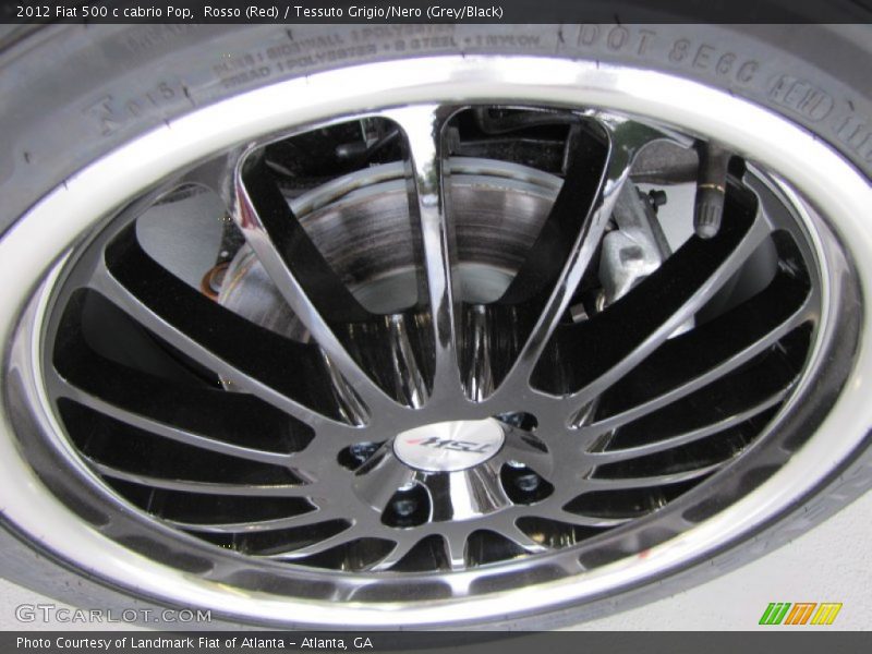 Custom Wheels of 2012 500 c cabrio Pop