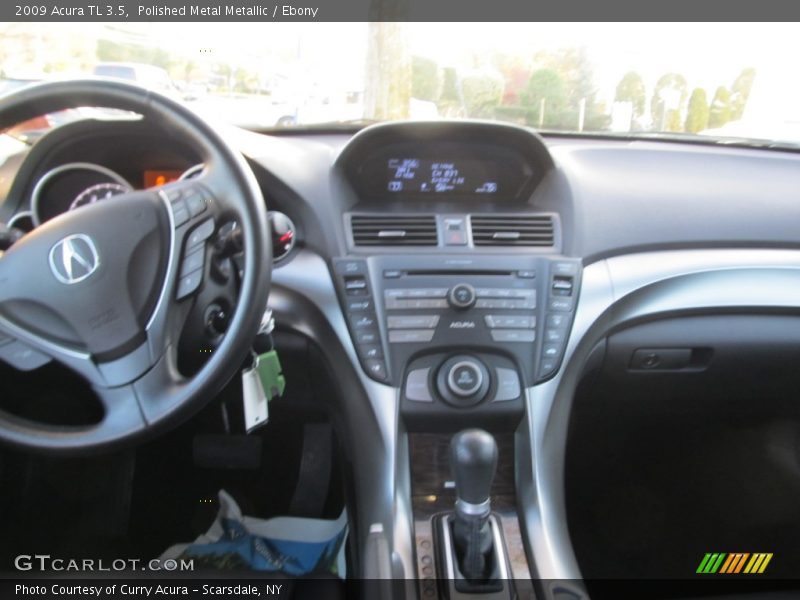 Polished Metal Metallic / Ebony 2009 Acura TL 3.5