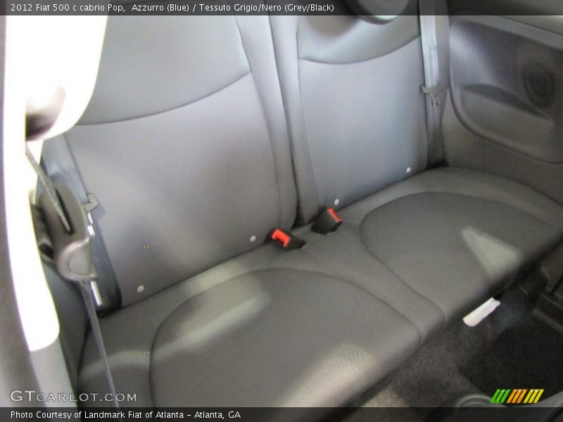  2012 500 c cabrio Pop Tessuto Grigio/Nero (Grey/Black) Interior