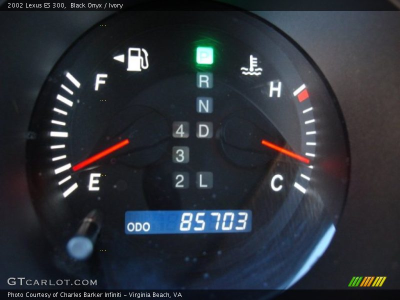 Black Onyx / Ivory 2002 Lexus ES 300