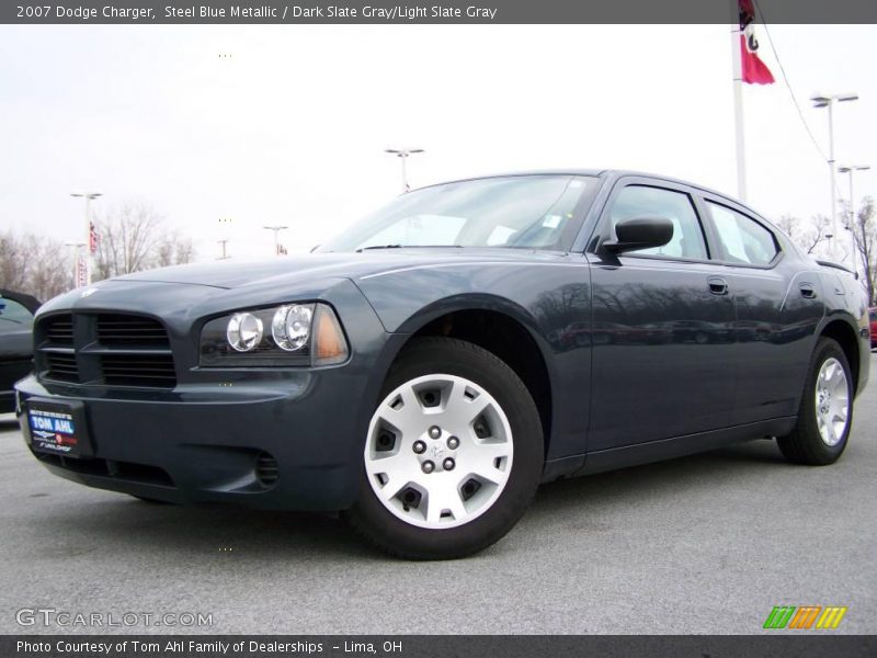 Steel Blue Metallic / Dark Slate Gray/Light Slate Gray 2007 Dodge Charger