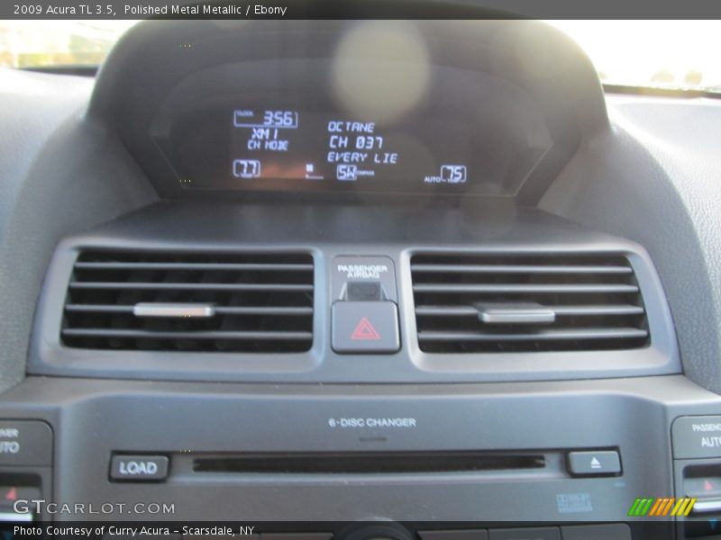 Polished Metal Metallic / Ebony 2009 Acura TL 3.5